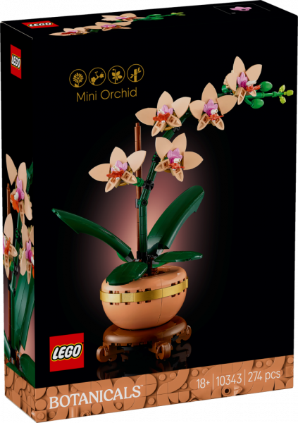 10343 LEGO® Icons Botanicals Collection Мини Орхидея, 18+ , модель 2025 года