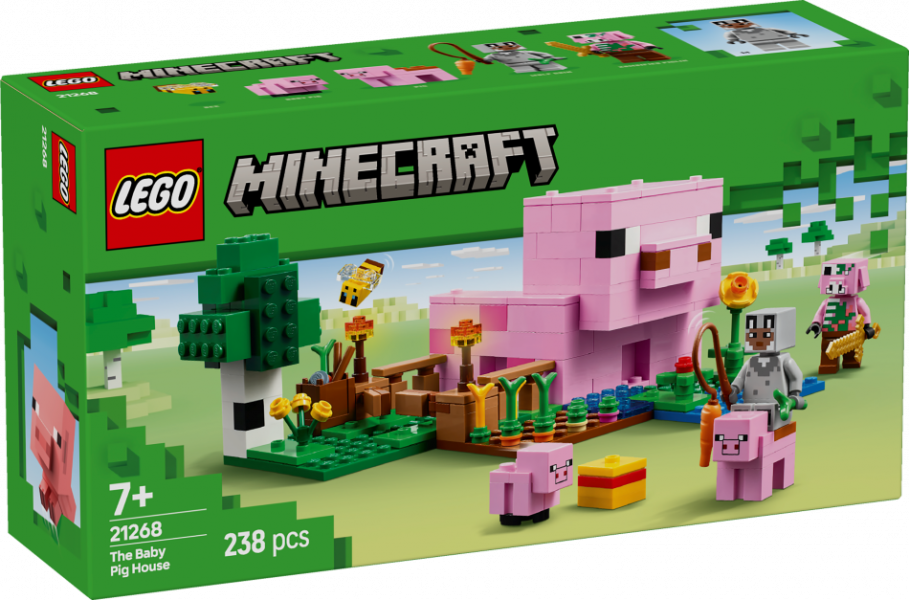 21268 LEGO® Minecraft Домик поросенка , 7+ , модель 2025 года