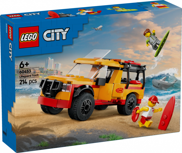 60453 LEGO® City Спасательный внедорожник на пляже, 6+ , модель 2025 года