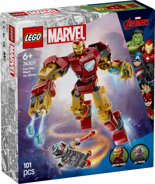 76307 LEGO® Marvel Super Heroes Мех Железного Человека против Альтрона, 6+ , модель 2025 года