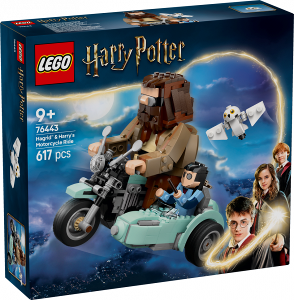 76443 LEGO® Harry Potter™ Поездка Хагрида и Гарри на мотоцикле , 9+ , модель 2025 года
