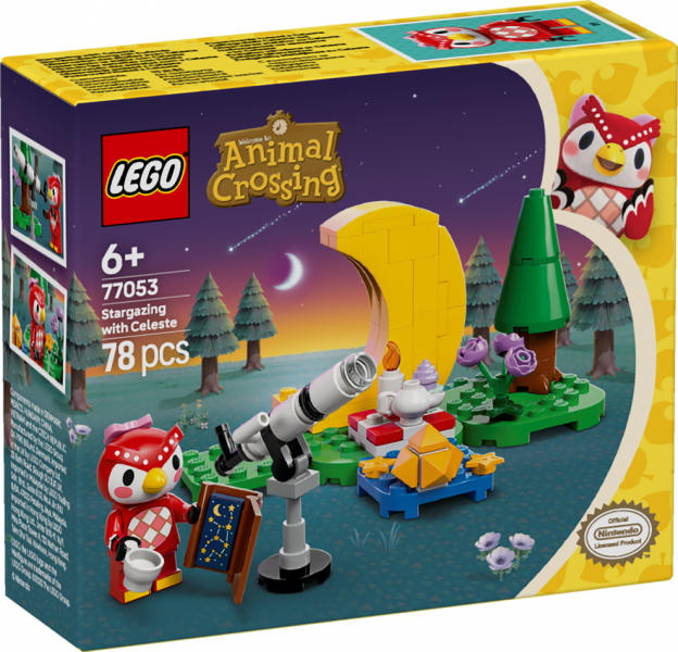 77053 LEGO® Animal Crossing™ Zvaigžņu vērošana ar Celeste , 6+ , модель 2025 года
