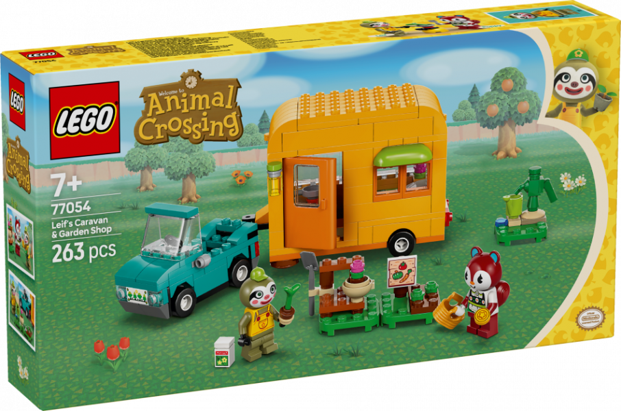 77054 LEGO® Animal Crossing™ Садовый магазин Лейфа , 7+ , модель 2025 года