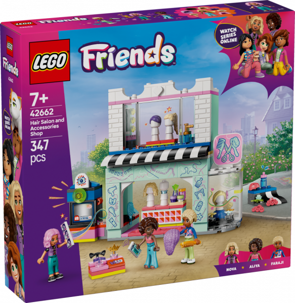 42662 LEGO® Friends Frizētava un piederumu veikals, 7+ , модель 2025 года
