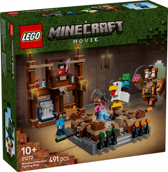 21272 LEGO® Minecraft Meža savrupmājas cīņu arēna, 10+ gadi, 2025. gada modelis