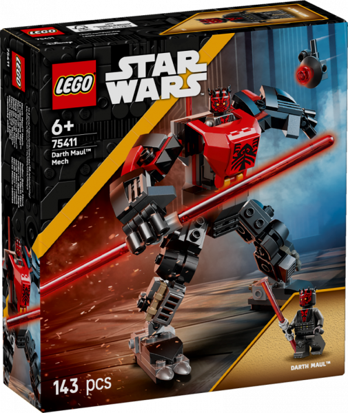 75411 LEGO® Star Wars™ Darth Maul™ robots , 6+ , модель 2025 года