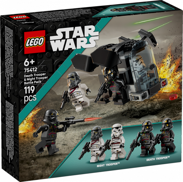 75412 LEGO® Star Wars™ Боевой набор «Смертельный солдат» и «Ночной солдат»