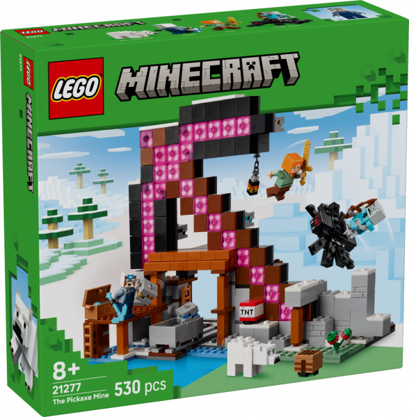 21277 LEGO® Minecraft Cirtņa raktuves , 8+ , модель 2025 года