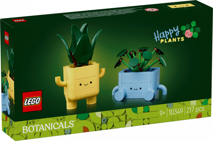 10349 LEGO® Icons Botanicals Счастливые растения, 9+ , модель 2025 года