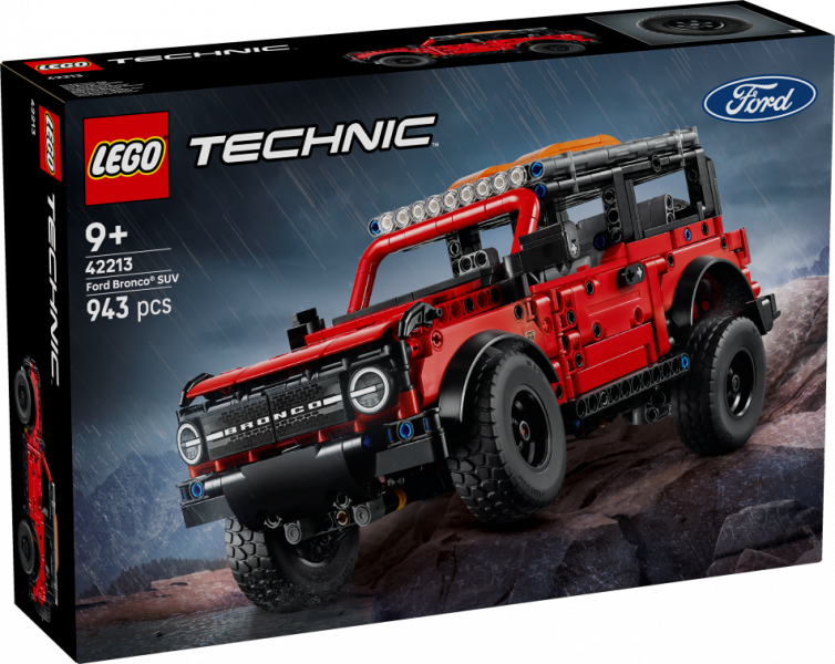 42213 LEGO® Technic Ford Bronco® apvidus auto, 9+ gadi, 2025 gada modelis