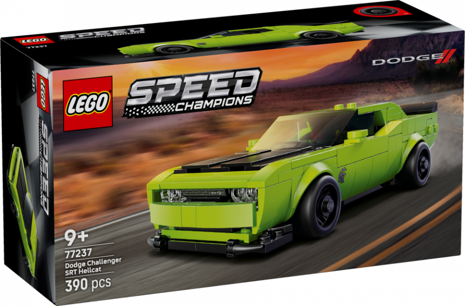 77237 LEGO® Speed Champions Dodge Challenger SRT Hellcat sporta auto , 9+ , модель 2025 года