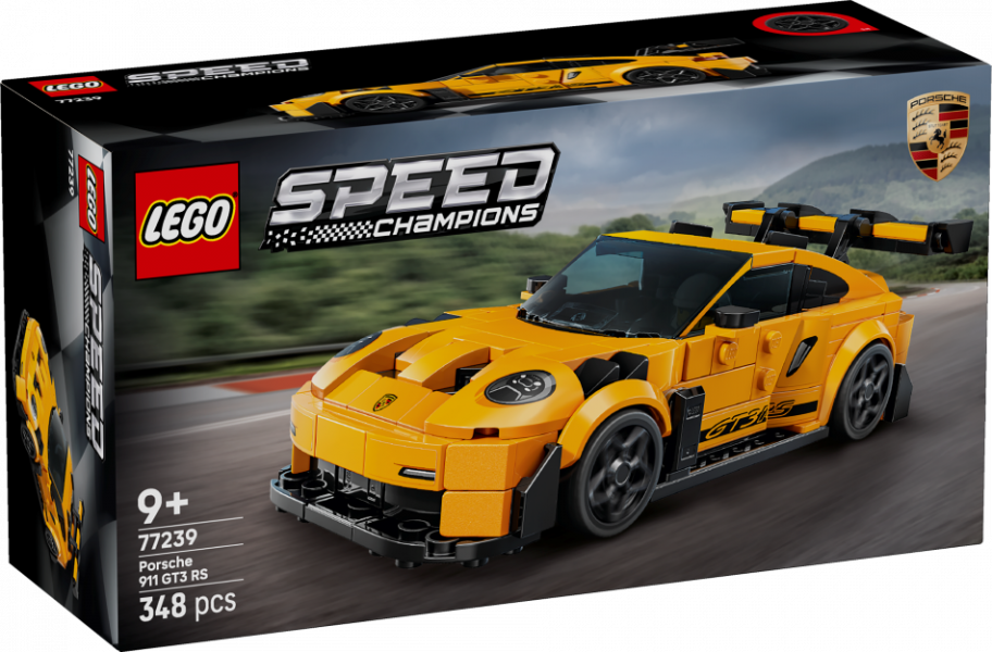 77239 LEGO® Speed Champions Porsche 911 GT3 RS superauto, 9+ , модель 2025 года