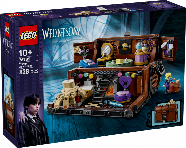 76785 LEGO® Wednesday Things Apartment lietu dzīvoklis, 10+ gadi, 2025 gada modelis