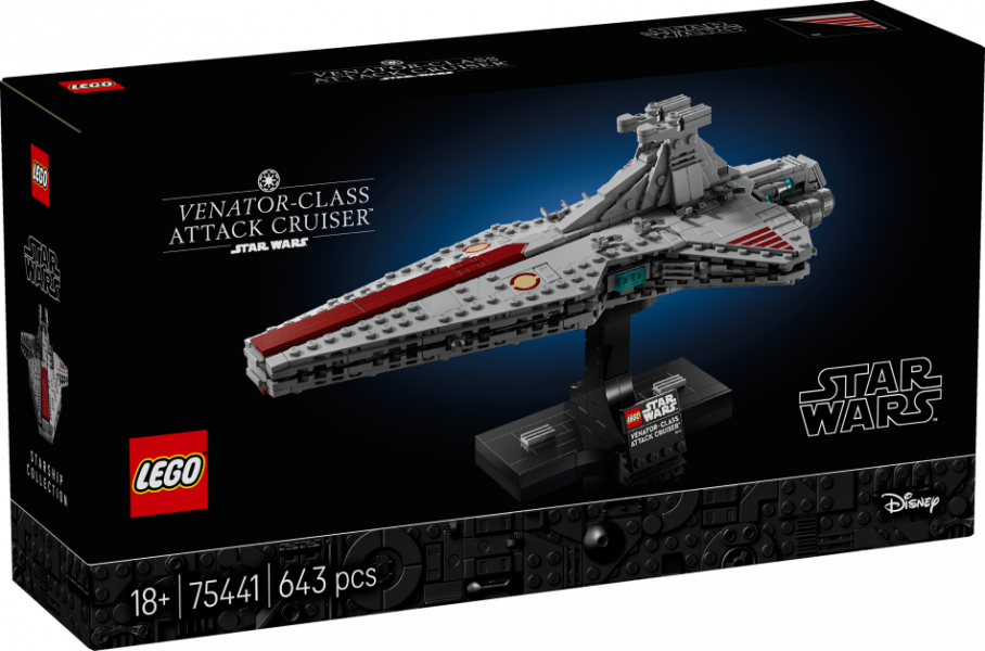 75441 LEGO® Star Wars™ Venatoru klases Attack Cruiser™  , 18+ gadi, 2026 gada modelis