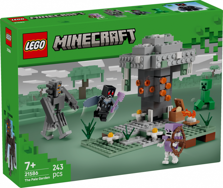 21586 LEGO® Minecraft Bālais dārzs , 7+ , модель 2026 года