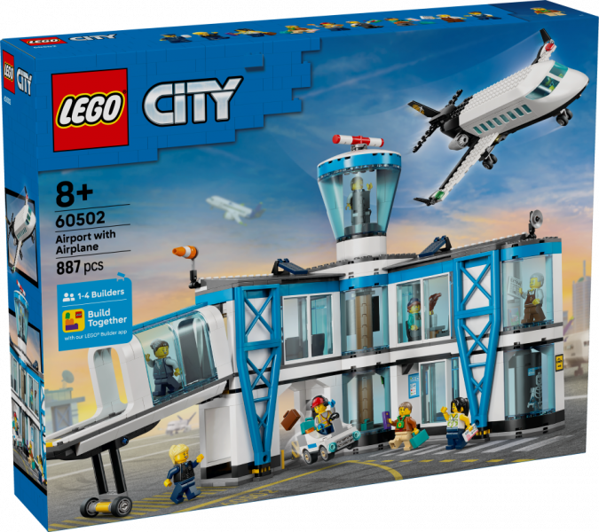 60502 LEGO® City Lidosta ar lidmašīnu , 8+ , модель 2026 года