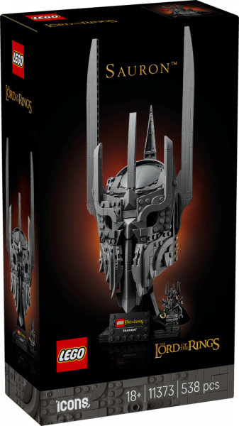 11373 LEGO® ICONS™ Gredzenu pavēlnieks: Saurona ķivere 18+ , модель 2026 года