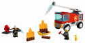 60280 LEGO® City Ugunsdzēsēju automašīna ar kāpnēm, 4+ gadi. 2021.g. modelis