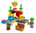 21164 LEGO® Minecraft Koraļļu rifs, 7+ gadi, 2021.g.modelis