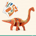 Djeco Komplekts 6 aktivitātes vienā - Dinozauru pasaule, 6-10gadi; DJ09331