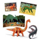 Djeco Komplekts 6 aktivitātes vienā - Dinozauru pasaule, 6-10gadi; DJ09331