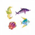 Djeco Origami - Jūras iemītnieki - ar metālisku spīdumu, 7-13 gadi, DJ08755