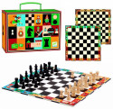 Djeco Набор настольных игр в чемодане - Шахматы и шашки 6-99 лет, DJ05225