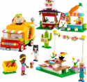 41701 LEGO® Friends Street Food tirdziņš 6+ gadi, 2022 gada modelis