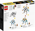 71761 LEGO® Ninjago Zane EVO jaudīgais robots 6+ gadi, 2022 gada modelis