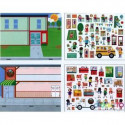 Melissa&Doug Многоразовые наклейки - Мой город, 3+ лет, 19114
