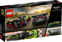 76910 LEGO® Speed Champions Aston Martin Valkyrie AMR Pro un Aston Martin Vantage GT3, 9+ gadi, 2022. gada modelis