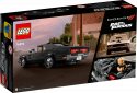76912 LEGO® Speed Champions Fast & Furious 1970 Dodge Charger R/T, 8+ gadi, 2022. gada modelis