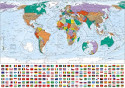 Ravensburger Пазл - Карта мира с флагами (1000 деталей) 19288