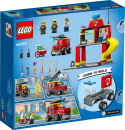 60375 LEGO® City Ugunsdzēsēju depo un ugunsdzēsēju auto, 4+ gadi, 2023. gada modelis