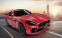 Revell saliekams konstruktors (11detaļas) - Race Mercedes-AMG GT Sarkans, E23154