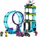 60361 LEGO® City Nepārspējamais kaskadieru izaicinājums, 7+ gadi, 2023. gada modelis