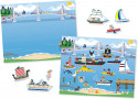Melissa&Doug Vairākkārt lietojamās uzlīmes - Transportlīdzekļi, 14199