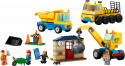 60391 LEGO® City Great Vehicles Celtniecības tehnika un celtnis ar graušanas bumbu, 4+ gadi, 2023 gada modelis