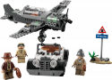 # 77012 LEGO® Indiana Jones Pakaļdzīšanās ar lidmašīnu-iznīcinātāju, 8+ gadi, 2023 gada modelis