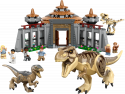 76961 LEGO® Jurassic World Apmeklētāju centrs: Tiranozaura un Plēsēja uzbrukums, 12+ лет, модель 2023 года