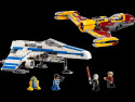 75364 LEGO® Star Wars™ New Republic E-Wing™ pret Shin Hati Starfighter™, 9+ лет, модель 2023 года