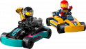 60400 LEGO® City Gokarti un sacīkšu braucēji, 5+ лет, модель 2024 года