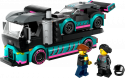 60406 LEGO® City Sacīkšu auto un auto pārvadātājs , 6+ gadi, 2024 gada modelis