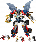 71834 LEGO® Ninjago Ультра комбо-робот Зейна 4 в 1, 9+ , модель 2025 года