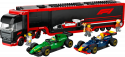 60445 LEGO® City F1® kravas auto ar RB20 un AMR24 F1® auto, 8+ gadi, 2025 gada modelis