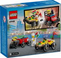 60458 LEGO® City Picu piegādes pret ugunsdzēsēju sacīkšu auto komplekts, 5+ gadi, 2025 gada modelis