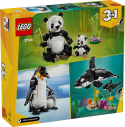 31165 LEGO® Creator Savvaļas dzīvnieki: Pandu ģimene, 8+ , модель 2025 года